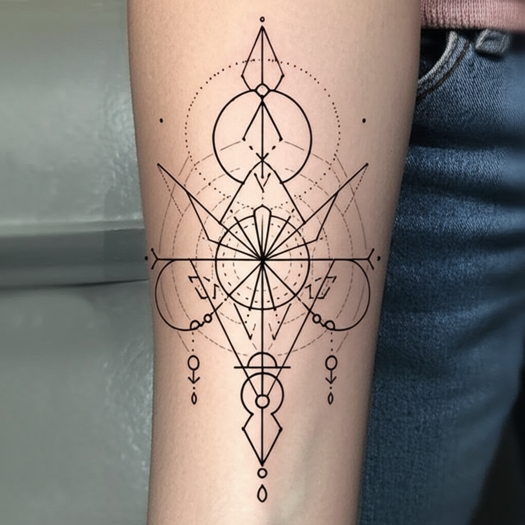 Tatuaje Geométricos por Miguel